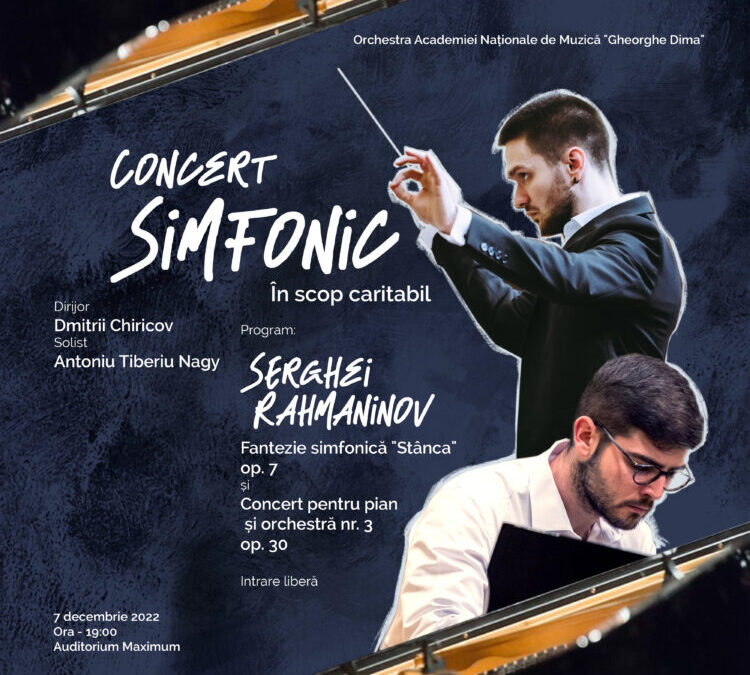 Concert caritabil organizat de Orchestra Academiei de Muzică “Gheorghe Dima”