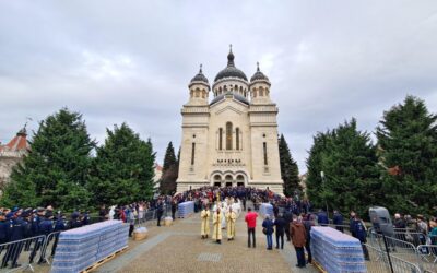 Prăznuirea Bobotezei și Sfințirea cea Mare a apei, la Catedrala Mitropolitană din Cluj-Napoca