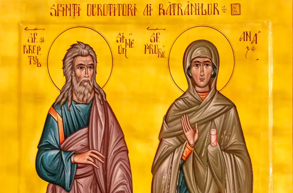 Icoana Anului Omagial 2023: Sfinții Simeon și Ana, ocrotitorii vârstnicilor