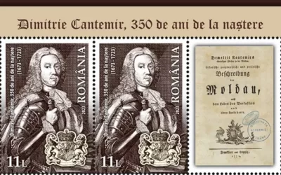 Romfilatelia lansează o marcă poștală la 350 de ani de la nașterea lui Dimitrie Cantemir