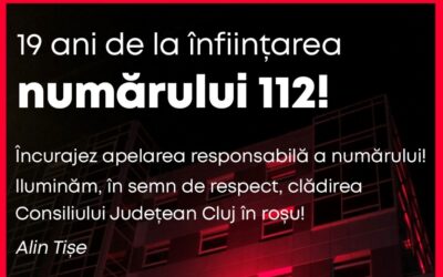 Ziua Europeană a Numărului de Urgență 112, marcată de Consiliul Județean Cluj