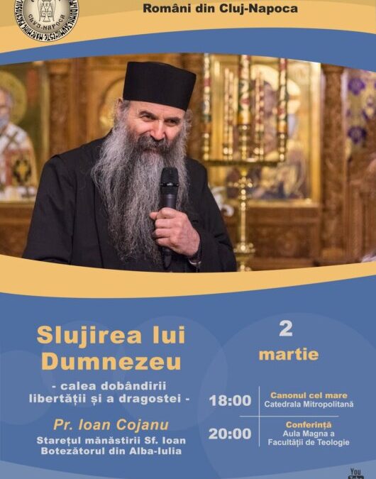 Primul invitat al serilor duhovncești din acest post este Protosinghelul Ioan Conaju | AsCOR Cluj