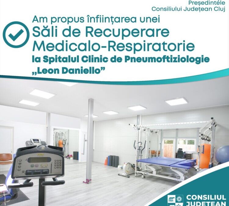 Sală de Recuperare Medicală-Respiratorie la Spitalul de Pneumoftiziologie „Leon Daniello”