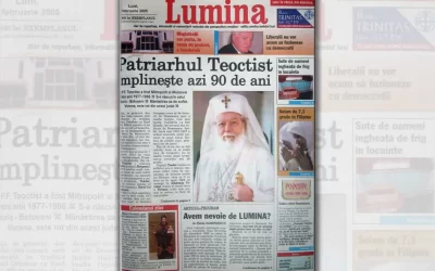 Ziarul Lumina, cotidianul Patriarhiei Române: 18 ani de la prima apariție