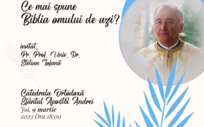 Pr. Prof. Univ. Dr. Stelian Tofană va fi invitatul de joi al Protopopiatului Beclean