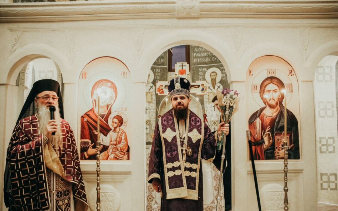 Liturghia Darurilor la Așezământul pentru copii „Sfântul Onufrie cel Mare” din Florești