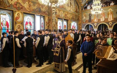 PS Benedict Bistrițeanul a oficiat Liturghia Darurilor la Capela Colegiului Ortodox din Cluj-Napoca