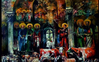 vernisajul expoziției de pictură „Cel dinlăuntrul meu” la Muzeul Etnografic al Transilvaniei