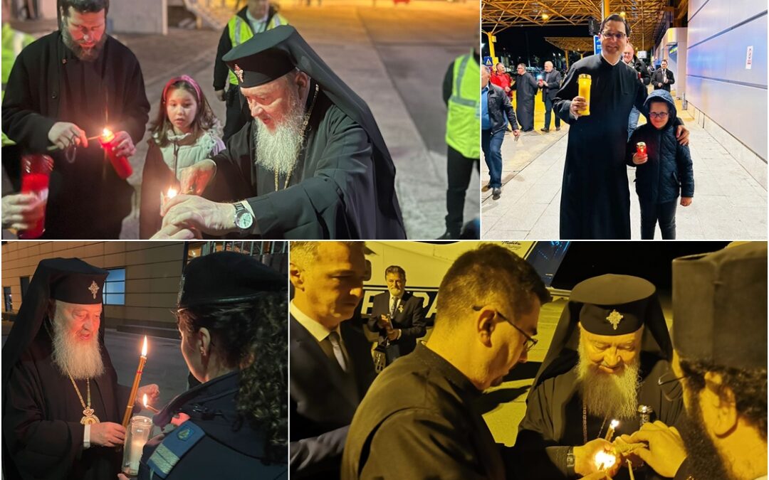 Sfânta Lumină a ajuns la Cluj-Napoca | Mitropolitul Andrei a oferit-o delegațiilor din Eparhie