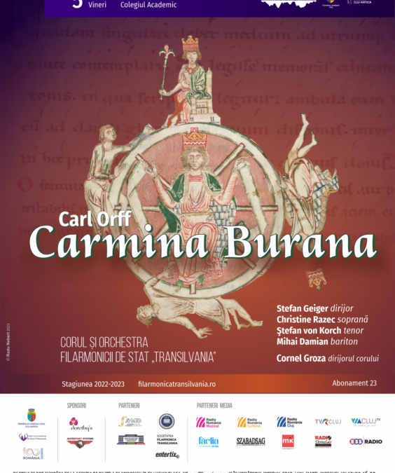 Concert vocal-simfonic – Carmina Burana, dirijor Stefan Geiger la Colegiul Academic