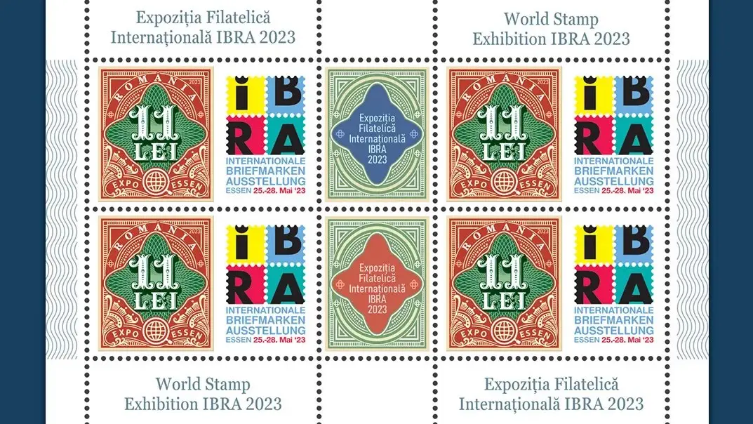 Romfilatelia a pus în circulație mărci poștale dedicate Expoziției Filatelice Internaționale din Germania