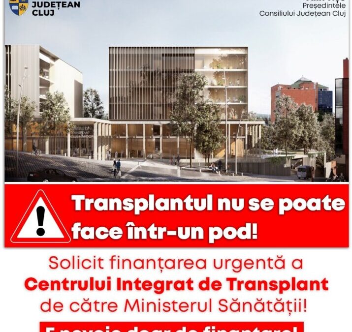 Apel public al Președintelui Consiliului Județean Cluj adresat Ministerului Sănătății
