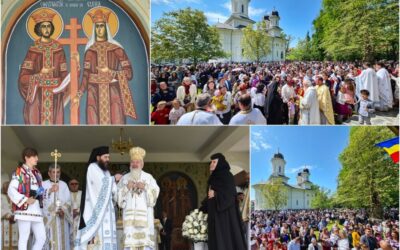 Mii de pelerini la hramul istoric al Mănăstirii Dobric | Sfinţii Împărați Constantin și Elena