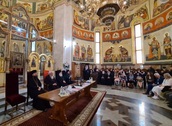 Starețul Mănăstirii athonite Vatoped, prezent la sinaxa monahală din Arhiepiscopia Clujului