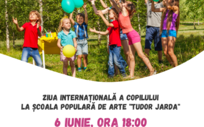 Ziua internațională a copilului la Școala Populară de Artă „Tudor Jarda” din Cluj-Napoca