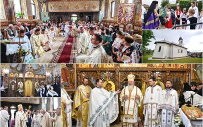 Sfințirea noii catapetesme a bisericii parohiale din Hășdate