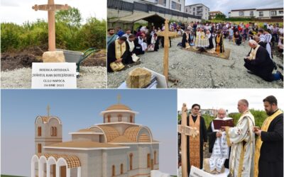 Punerea pietrei de temelie pentru noua biserică din cartierul clujean Europa