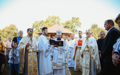 Binecuvântarea lucrărilor efectuate la Biserica „Sfinții Arhangheli Mihail și Gavriil” din Pâglișa