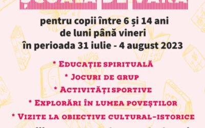 „Școala de vară” pentru copii între 6 și 14 ani la Parohia Ortodoxă „Sfânta Treime” CJ
