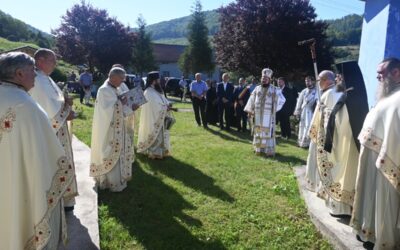 Resfințirea noii biserici a Mănăstirii Bălan
