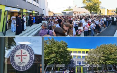 Inaugurarea sediului ciclului gimnazial de la Colegiul Ortodox „Mitropolitul Nicolae Colan” din Cluj-Napoca