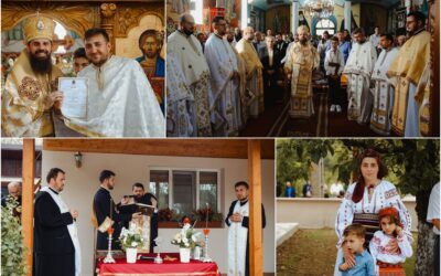 Liturghie arhierească și binecuvântarea lucrărilor efectuate la casa parohială din Sântioana, județul Cluj