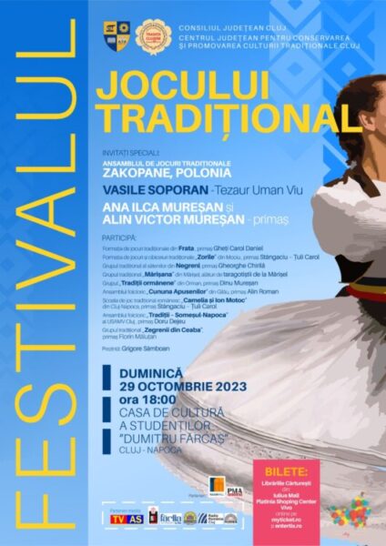 Festivalul jocului tradițional, eveniment în premieră la Cluj-Napoca