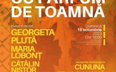 Eveniment cultural în Parcul Central din Cluj-Napoca: „Romanță cu parfum de toamnă”