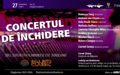 Concertul de închidere a celei de a 56-a ediții a Festivalului Toamna Muzicală Clujeană