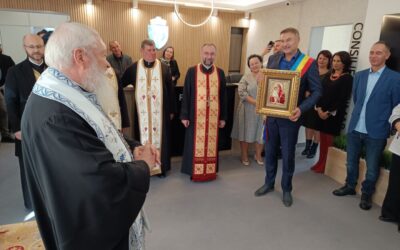 Părintele Mitropolit Andrei a binecuvântat sediul Primăriei Jucu