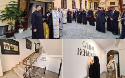 Binecuvântarea Căminului „Renașterea” din incinta Centrului Eparhial din Cluj-Napoca