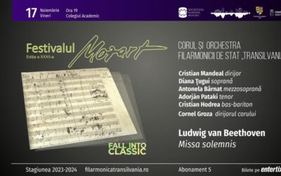 Concert vocal-simfonic, Ludwig van Beethoven – Missa solemnis la Filarmonica de Stat „Transilvania”