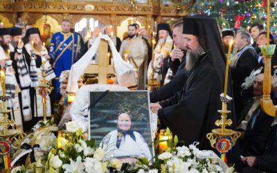 Înmormântarea mamei Preasfințitului Părinte Macarie al Europei de Nord