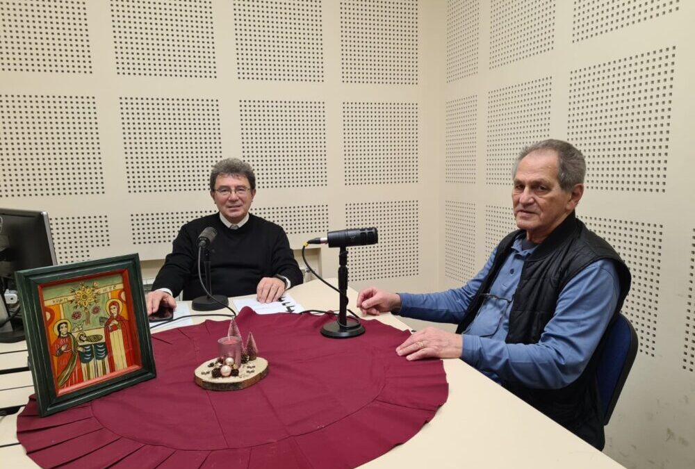 Dirijorul Cristian Mandeal în dialog cu Pr. Prof. Vasile Stanciu la Radio Renașterea
