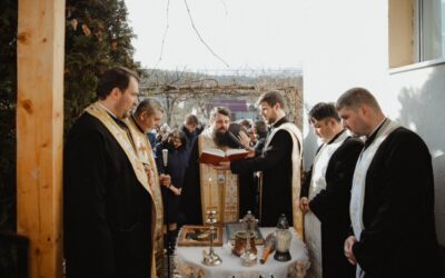 Liturghie arhierească și binecuvântarea lucrărilor efectuate la casa parohială din Aluniș, județul Cluj
