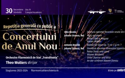 Concert extraordinar de Anul Nou la Filarmonica de Stat „Transilvania”