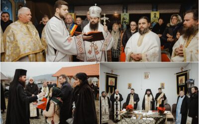 Binecuvântarea lucrărilor efectuate la Biserica din Dârja și sfințirea capelei mortuare din Luna de Jos