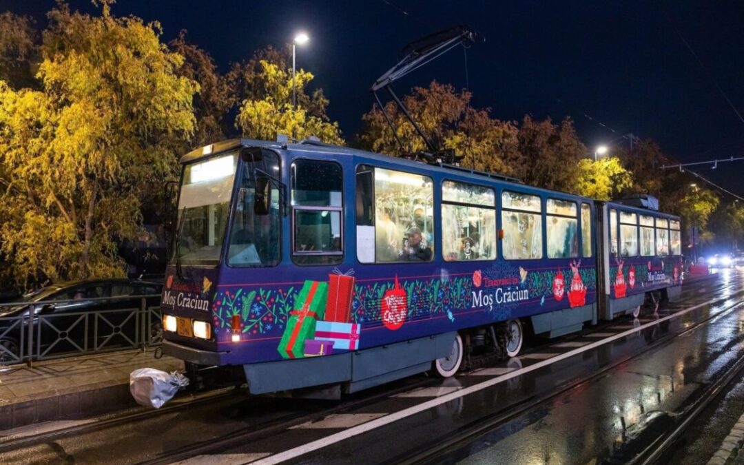 TRAMVAIUL LUI MOS CRACIUN la Cluj-Napoca