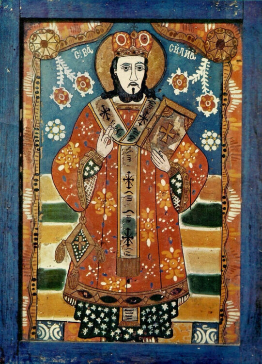 Icoana Sfântul Vasile cel Mare din colecția Colecția Walther Konschitzky din Timișoara