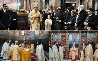 Preasfințitul Părinte Teofil de Iberia a slujit la Catedrala Mitropolitană din Cluj-Napoca