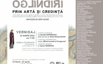 Expoziția cu vânzare „Oglindiri prin artă și credință” la Biserica Studenților din Cluj-Napoca
