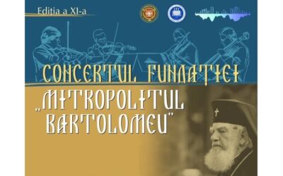 Invitație | Concertul de gală al Fundaţiei „Mitropolitul Bartolomeu” – Ediția a XI-a
