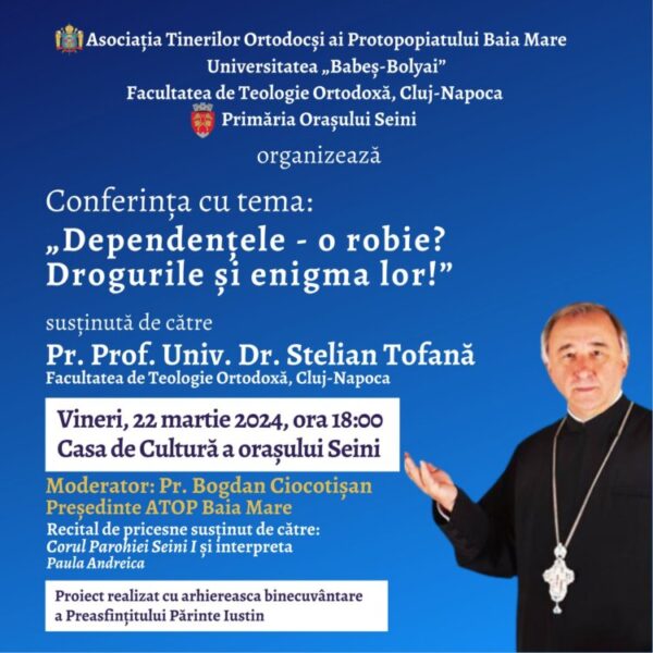 Pr. Profesor Stelian Tofană susține o serie de conferințe în Protopopitul Baia Mare