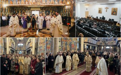 Episcopul Macarie a slujit la Paraclisul Facultății de Teologie Ortodoxă și la Biserica „Înălțarea Domnului” din Cluj-Napoca