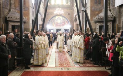 Slujire arhierească la Catedrala Mitropolitană din Cluj-Napoca, în Duminica Izgonirii lui Adam din Rai
