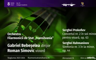 Concert simfonic de 8 martie la Filarmonica de Stat Transilvania