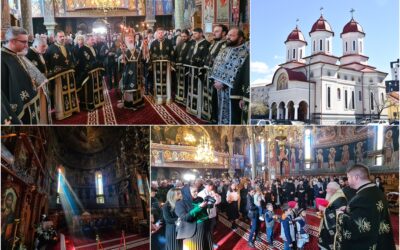 Liturghia Darurilor și binecuvântarea lucrărilor efectuate la Biserica „Sfinții Apostoli Petru, Pavel și Andrei” din Bistrița