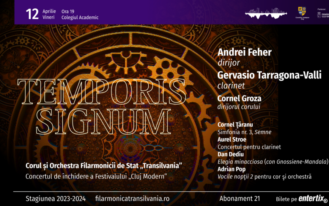 Temporis Signum – Concertul de închidere a Festivalului „Cluj Modern”, ediția a XV-a