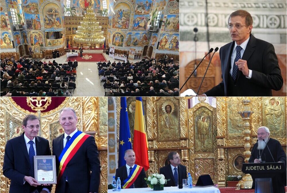 Președintele Academiei Române a primit titlul de Cetățean de Onoare al județului Sălaj