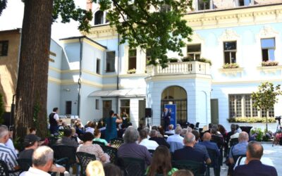 Inaugurarea grădinii Academiei Române – Filiala Cluj-Napoca